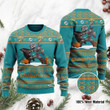 Baby Yoda Boba Fett The Mandalorian Miami Dolphins Ugly Christmas Sweater