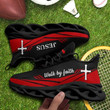 Walk By Faith Not By Sight Jesus Cross Christianity Max Soul Shoes, Light Sports Shoes