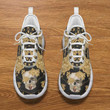 Yellow Flower Skull Chains Day Of The Dead Latin Skull Max Soul Shoes, Light Sports Shoes