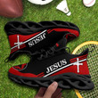 Jesus Cross Love Hope Faith Jesus Theme Max Soul Shoes, Light Sports Shoes