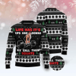 Santa Squats Ugly Christmas Sweater , Santa Squats 3D All Over Printed Sweater