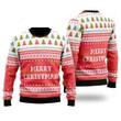Red Holiday Pattern Ugly Christmas Sweater , Red Holiday Pattern 3D All Over Printed Sweater