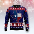 Texas Map Symbols Pattern Ugly Christmas Sweater , Texas Map Symbols Pattern 3D All Over Printed Sweater