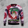 Goldendoodle Tie Dye Ugly Christmas Sweater , Goldendoodle Tie Dye 3D All Over Printed Sweater