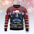 Just A Girl Who Loves Christmas And Goats Ugly Christmas Sweater , Goats 3D All Over Printed Sweater