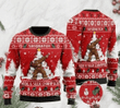 Bigfoot Ugly Christmas Sweater , Bigfoot 3D All Over Printed Sweater