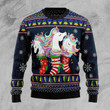Unicorn Socks Ugly Christmas Sweater , Unicorn Socks 3D All Over Printed Sweater