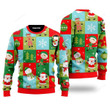 Holiday Pattern Ugly Christmas Sweater , Holiday Pattern 3D All Over Printed Sweater