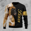 Boxer Half Cool Ugly Christmas Sweater , Boxer Half Cool 3D All Over Printed Sweater