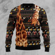 Giraffe Funny Ugly Christmas Sweater , Giraffe Funny 3D All Over Printed Sweater