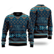 Merry Christmas Scandinavian Style Pattern Ugly Christmas Sweater , Merry Christmas Scandinavian Style Pattern 3D All Over Printed Sweater