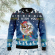 Unicorn Fury Ugly Christmas Sweater , Unicorn Fury 3D All Over Printed Sweater