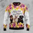 Labrador Retriever Personal Stalker Ugly Christmas Sweater , Labrador Retriever 3D All Over Printed Sweater