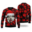 Siberian Husky Ornament Ugly Christmas Sweater , Siberian Husky Ornament 3D All Over Printed Sweater