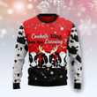 Cow Bell Rings Ugly Christmas Sweater , Cow Bell Rings 3D All Over Printed Sweater