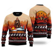 Bigfoot I Hate People Camping Ugly Christmas Sweater , Bigfoot I Hate People Camping 3D All Over Printed Sweater