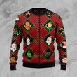 Christmas Symbols Ugly Christmas Sweater , Christmas Symbols 3D All Over Printed Sweater