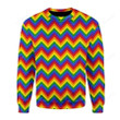 Rainbow Pride Ugly Christmas Sweater , Rainbow Pride 3D All Over Printed Sweater