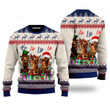 Naughty Llama Fa La La La Ugly Christmas Sweater , Naughty Llama Fa La La La 3D All Over Printed Sweater