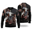 Cow American Flag Patriotic Ugly Christmas Sweater, Cow American Flag Patriotic 3D All Over Printed Sweater