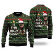 Australian Cattle Dog Jolly Ugly Christmas Sweater, Australian Cattle Dog Jolly 3D All Over Printed Sweater
