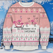 Flamingo Dream Ugly Christmas Sweater, Flamingo Dream 3D All Over Printed Sweater
