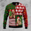 Cocker Spaniel Hohoho Ugly Christmas Sweater, Cocker Spaniel Hohoho 3D All Over Printed Sweater