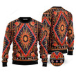Hippie Style Ugly Christmas Sweater, Hippie Style 3D All Over Printed Sweater