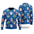 Holly Jolly Merry And Bright Pattern Ugly Christmas Sweater, Holly Jolly Merry And Bright Pattern 3D All Over Printed Sweater