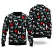 Santa Claus Laughing Pattern Ugly Christmas Sweater, Santa Claus Laughing Pattern 3D All Over Printed Sweater