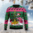 Flamingo Ugly Christmas Sweater, Flamingo 3D All Over Printed Sweater