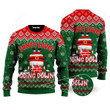 Santa Loves Going Down Funny Ugly Christmas Sweater, Santa Loves Going Down Funny 3D All Over Printed Sweater