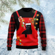 Cute Black Cat Ugly Christmas Sweater, Cute Black Cat 3D All Over Printed Sweater