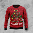 All Lit Up Noel Tree Ugly Christmas Sweater, All Lit Up Noel Tree 3D All Over Printed Sweater