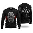 Satanic Skull Ugly Christmas Sweater, Satanic Skull 3D All Over Printed Sweater