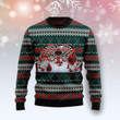 Santa Hockey Ugly Christmas Sweater, Santa Hockey 3D All Over Printed Sweater