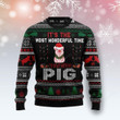 Pig Ugly Christmas Sweater, Pig 3D All Over Printed Sweater
