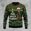 Rottweiler Jolly Ugly Christmas Sweater, Rottweiler Jolly 3D All Over Printed Sweater