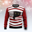 Black Cat Six Feet Ugly Christmas Sweater, Black Cat Six Feet 3D All Over Printed Sweater