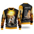 Jesus And Cat My Everything Ugly Christmas Sweater, Jesus And Cat My Everything 3D All Over Printed Sweater