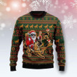 Santa Ugly Christmas Sweater, Santa 3D All Over Printed Sweater