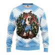 NCAA North Carolina Tar Heels Pug Dog Ugly Christmas Sweater, NCAA North Carolina Tar Heels Pug Dog 3D All Over Printed Sweater