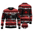 Satanic Tribal Red Ugly Christmas Sweater, Satanic Tribal Red 3D All Over Printed Sweater