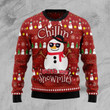 Christmas Chillin With My Snowmies Ugly Christmas Sweater, Christmas Chillin With My Snowmies 3D All Over Printed Sweater