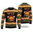 Wine Turkeys Family Happy Thanksgiving Ugly Christmas Sweater, Wine Turkeys Family Happy Thanksgiving 3D All Over Printed Sweater