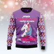 Unicorn Magical Ugly Christmas Sweater, Unicorn Magical 3D All Over Printed Sweater