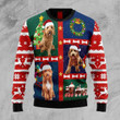 Cute Goldendoodle Ugly Christmas Sweater, Cute Goldendoodle 3D All Over Printed Sweater