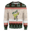 Ride or Die T-Rex Christmas Ugly Christmas Sweater, Ride or Die T-Rex Christmas 3D All Over Printed Sweater