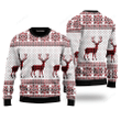 Reindeer Buffalo Plaid Pattern Ugly Christmas Sweater, Reindeer Buffalo Plaid Pattern 3D All Over Printed Sweater