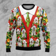 Bichon Xmas Pine Ugly Christmas Sweater, Bichon Xmas Pine 3D All Over Printed Sweater